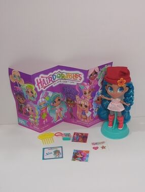 Hairdorables Blue-Haired Fashion Doll with Accessories
